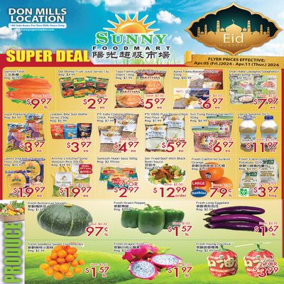 Sunny Foodmart (Don Mills) Flyer April 5 to 11