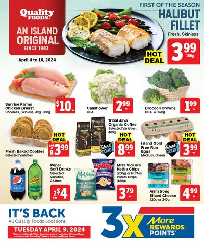Quality Foods Flyer April 4 to 10
