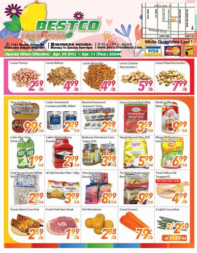 BestCo Food Mart (Etobicoke) Flyer April 5 to 11
