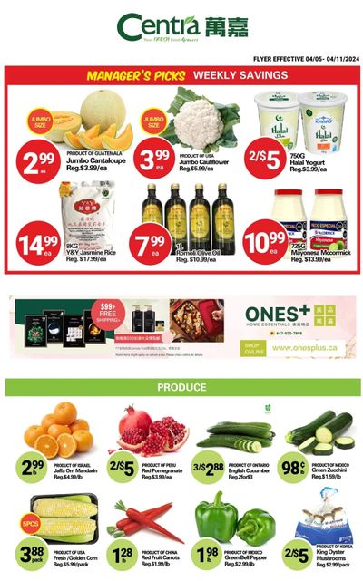 Centra Foods (North York) Flyer April 5 to 11
