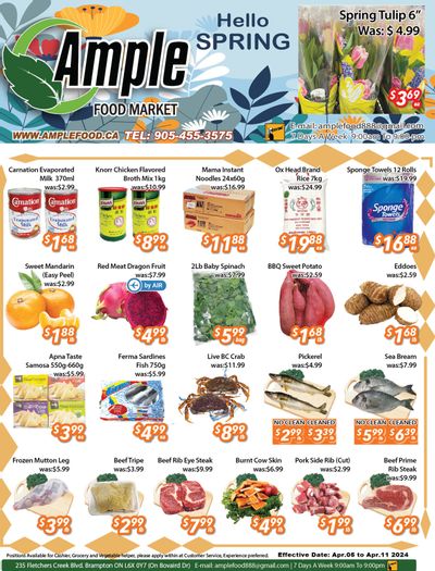 Ample Food Market (Brampton) Flyer April 5 to 11