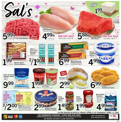 Sal's Grocery Flyer April 5 to 11