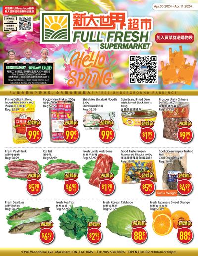 Full Fresh Supermarket Flyer April 5 to 11