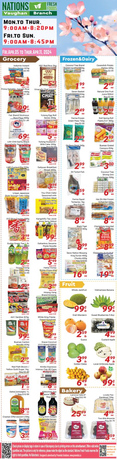 Nations Fresh Foods (Vaughan) Flyer April 5 to 11