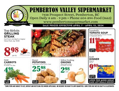 Pemberton Valley Supermarket Flyer April 7 to 13