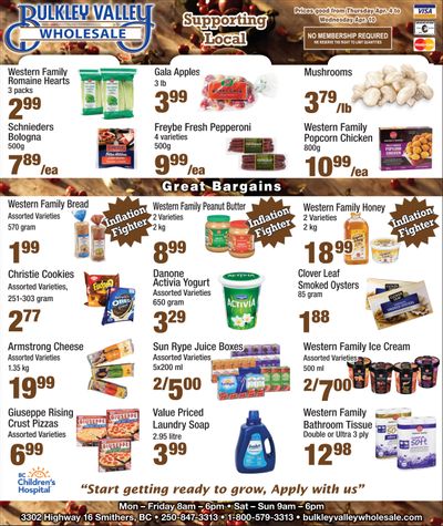 Bulkley Valley Wholesale Flyer April 4 to 10