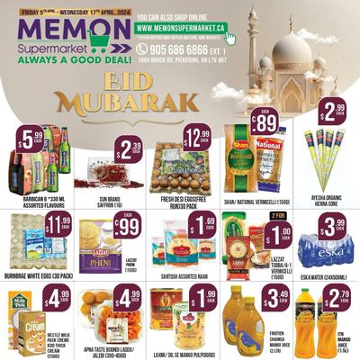 Memon Supermarket Flyer April 5 to 17