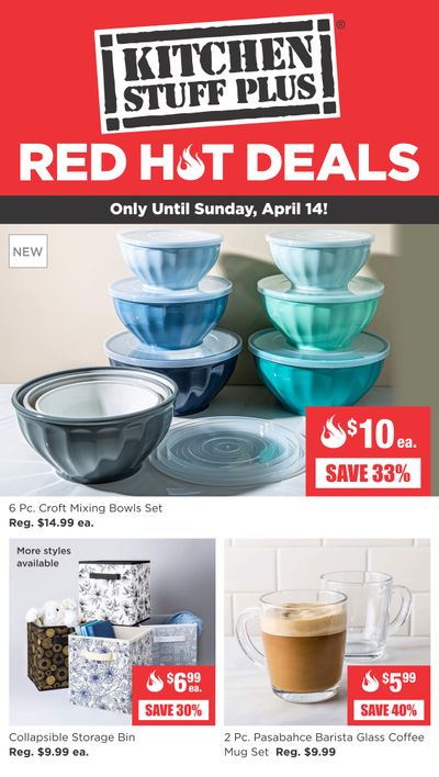 Kitchen Stuff Plus Red Hot Deals Flyer April 8 to 14