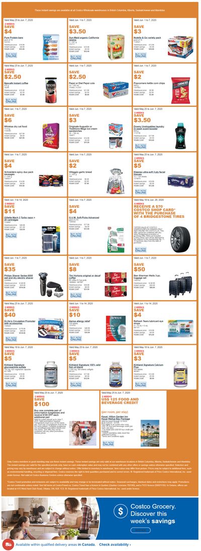 Costco (BC, AB, SK & MB) Weekly Savings June 1 to 7