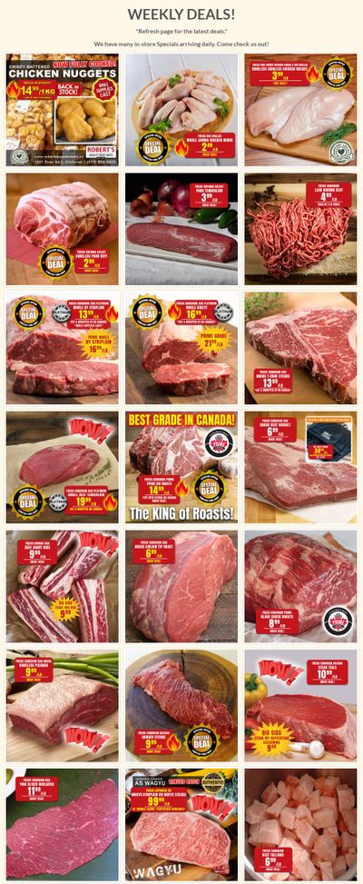 Robert's Fresh and Boxed Meats Flyer April 8 to 15