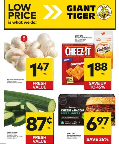 Giant Tiger Canada: Cheez-It Crackers 38 Cents With Printable Coupon This Week