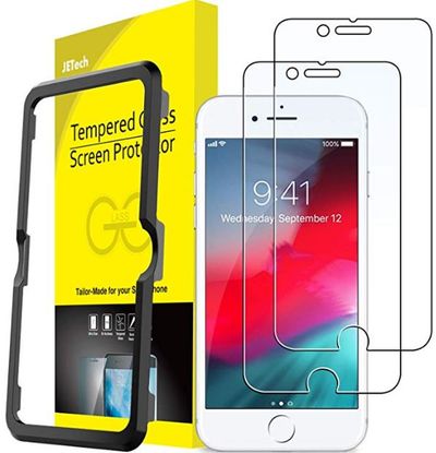 JETech Screen Protector for Apple iPhone 8, iPhone 7, iPhone 6s, and iPhone 6 Tempered Glass Film with Easy-Installation Tool, 2-Pack For $8.97 At Amazon Canada