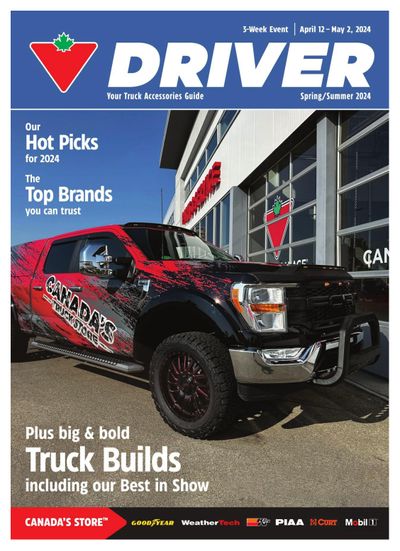 Canadian Tire Driver Catalogue April 12 to May 2