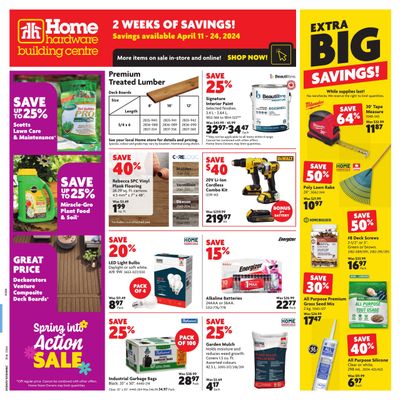 Home Hardware Building Centre (ON) Flyer April 11 to 24