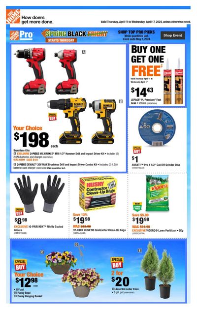Home Depot (BC) Flyer April 11 to 17
