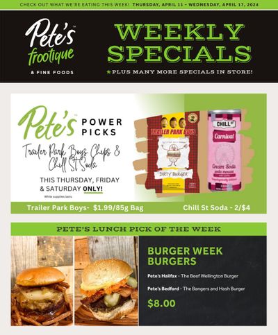 Pete's Fine Foods Flyer April 11 to 17