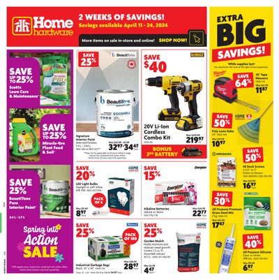 Home Hardware (BC) Flyer April 11 to 24