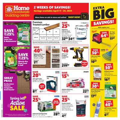 Home Hardware Building Centre (BC) Flyer April 11 to 24