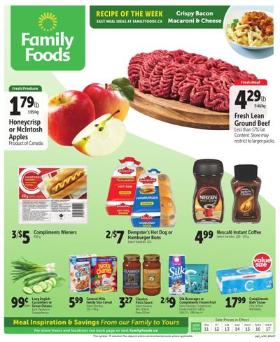 Family Foods Flyer April 11 to 17