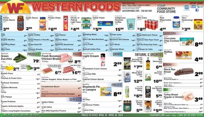 Western Foods Flyer April 10 to 16