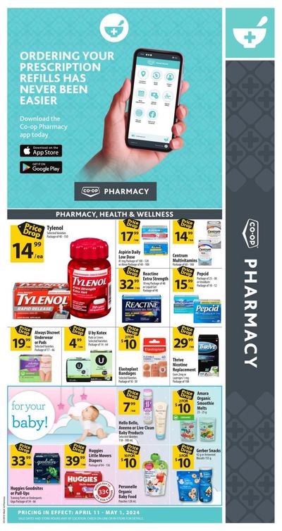 Co-op (West) Pharmacy Flyer April 11 to May 1