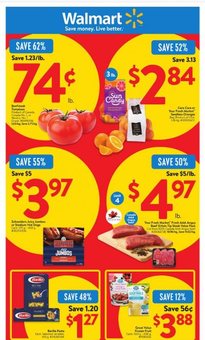 Walmart Ontario: Your Fresh Market Sirloin Tip Steak $4.97/lb April 11th – 17th + More