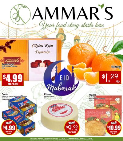 Ammar's Halal Meats Flyer April 11 to 17