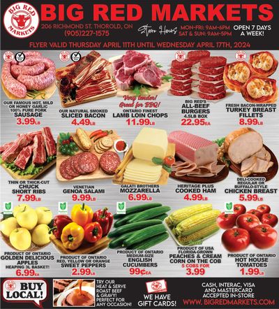 Big Red Markets Flyer April 11 to 17