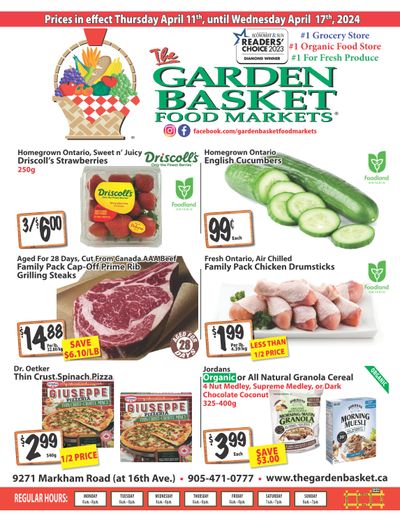 The Garden Basket Flyer April 11 to 17
