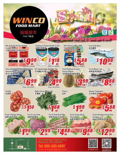 WinCo Food Mart (HWY 7) Flyer April 11 to 17