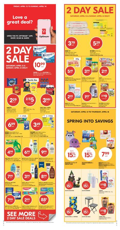 Shoppers Drug Mart (West) Flyer April 13 to 18