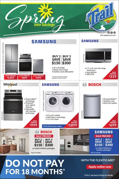 Trail Appliances (AB & SK) Flyer April 11 to 14