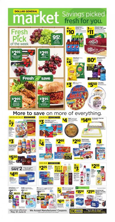Dollar General Weekly Ad & Flyer May 31 to June 6