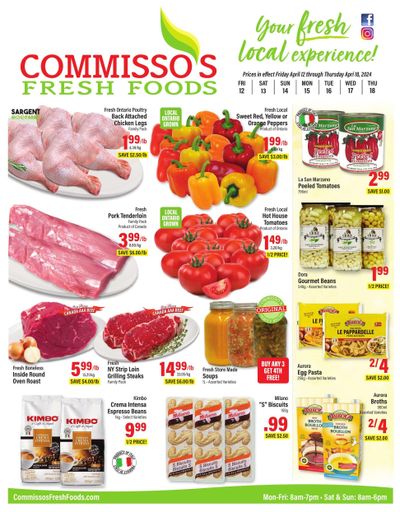 Commisso's Fresh Foods Flyer April 12 to 18