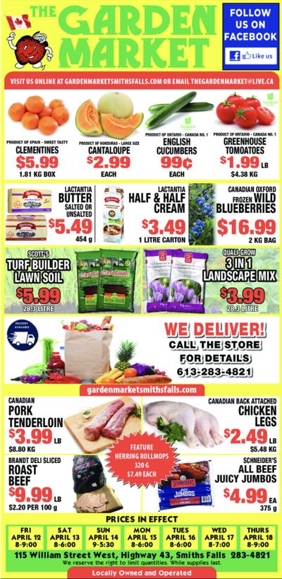 The Garden Market Flyer April 12 to 18
