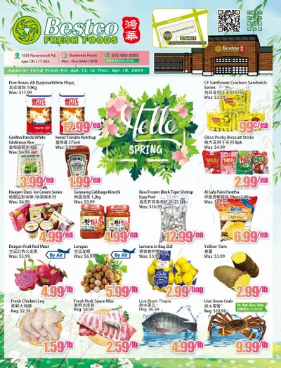 BestCo Food Mart (Ajax) Flyer April 12 to 18