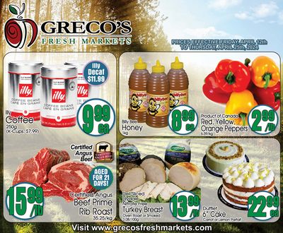 Greco's Fresh Market Flyer April 12 to 25