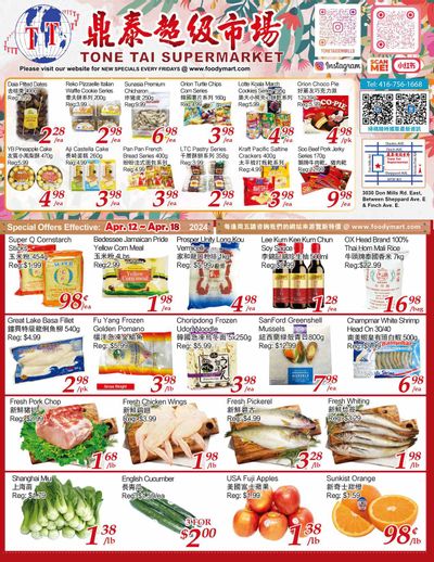 Tone Tai Supermarket Flyer April 12 to 18