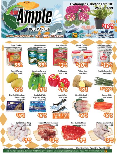 Ample Food Market (Brampton) Flyer April 12 to 18