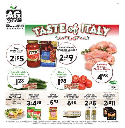 AG Foods Flyer April 12 to 18