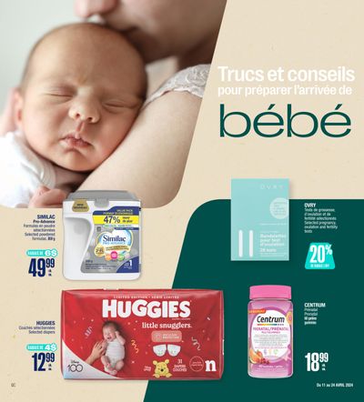 Jean Coutu Baby Flyer April 11 to 24