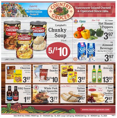 Country Grocer Flyer April 12 to 18