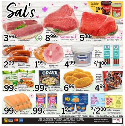 Sal's Grocery Flyer April 12 to 18