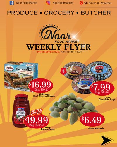 Noor Food Market Flyer April 12 to 18