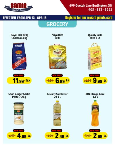 Samir Supermarket Flyer April 13 to 15