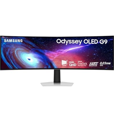 Samsung 49 inch Odyssey 0.03 ms 240 Hz OLED G9 Gaming Monitor (LS49CG932SNXZA) -[Canada Version] (2023) $1298 (Reg $1999.99)