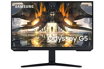 SAMSUNG Odyssey QHD 27-Inch Gaming Monitor, 2560*1440, 165Hz, G-Sync & FreeSync, HDR10 (LS27AG500PNXZA) $308 (Reg $349.99)