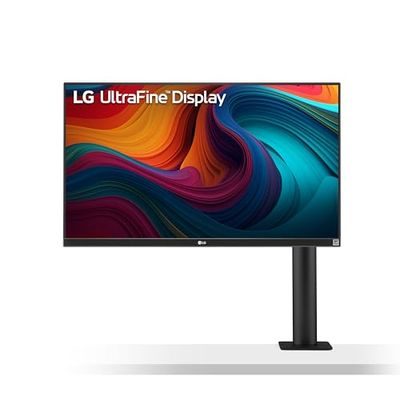 LG 27UN880-B Ultrafine Monitor 27 UHD (3840 x 2160) IPS Display, sRGB 99% Color Gamut, VESA DisplayHDR 400, USB Type-C, Ergo Stand-Black $449.99 (Reg $537.85)