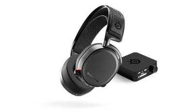 SteelSeries Arctis Pro Wireless Gaming Headset - High Fidelity 2.4 GHz Wireless - Mixable Bluetooth - Non-Stop Dual Battery - OLED Base Station - AI Noise Canceling Mic - PC, PS5, PS4, Mobile - Black $299.99 (Reg $454.99)