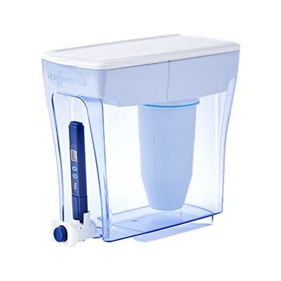 ZeroWater 20-Cup Ready-Pour 5-Stage Water Filter Pitcher 0 TDS for Improved Tap Water Taste - IAPMO Certified to Reduce Lead, Chromium, and PFOA/PFOS $24 (Reg $39.96)